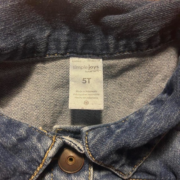 Carter's Blue Denim Kids Jacket - Picture 3 of 7